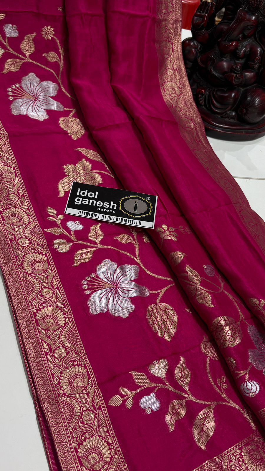 IG7693  lite weight pure munge silk pattu  