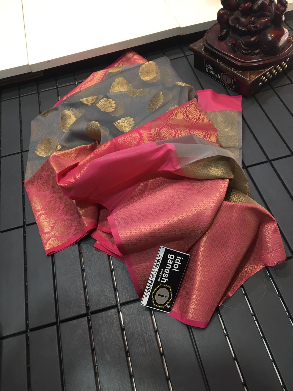 IG770 Lite weight Kanchi kora sarees