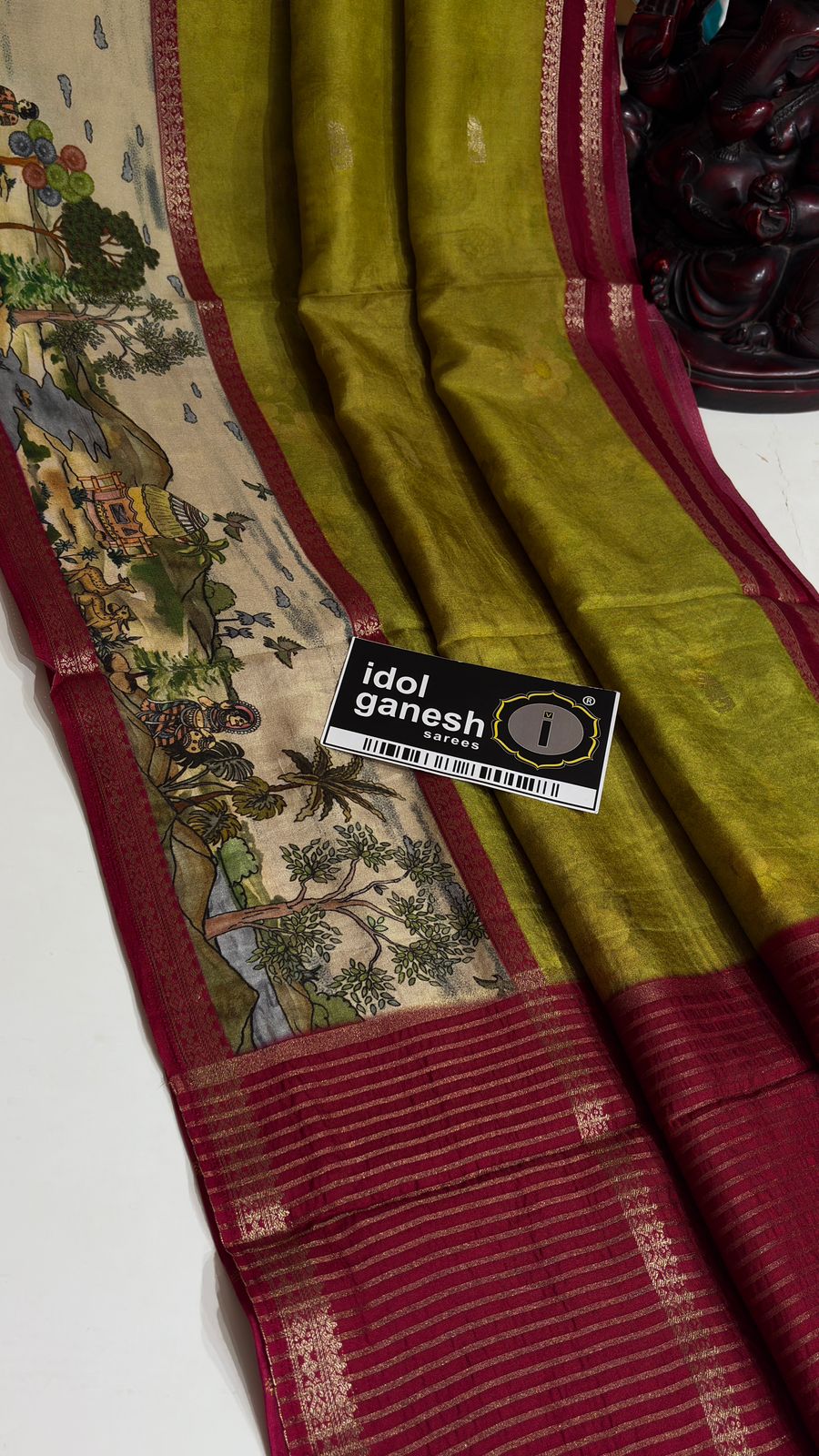 IG7714 lite weight pure Mysore silk  
