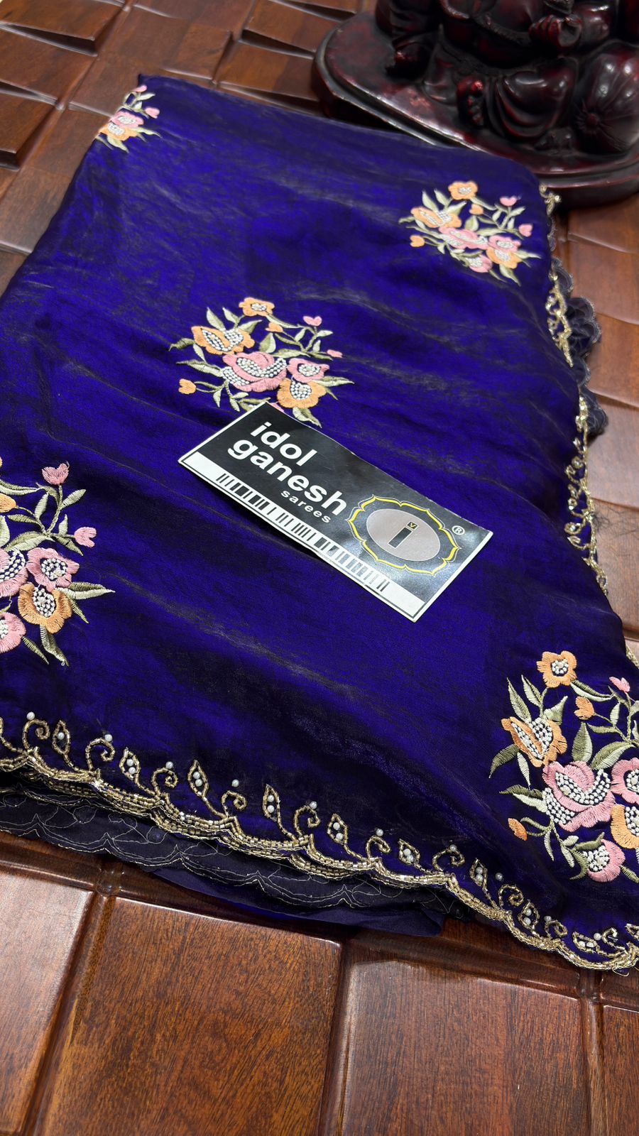 IG7730lite weight pure velvet chiffon sarees 