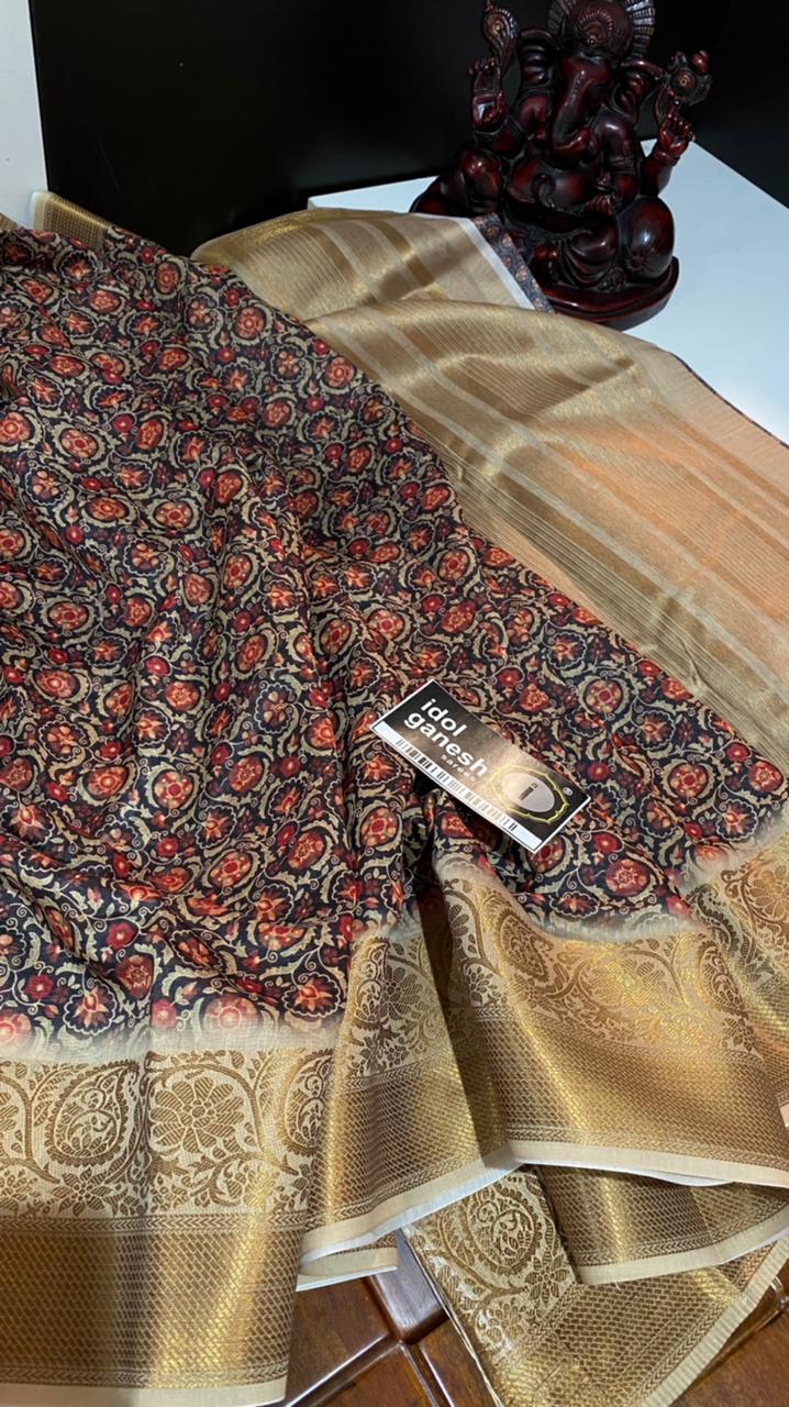 IG831 Lite weight jute pattu 1500/-