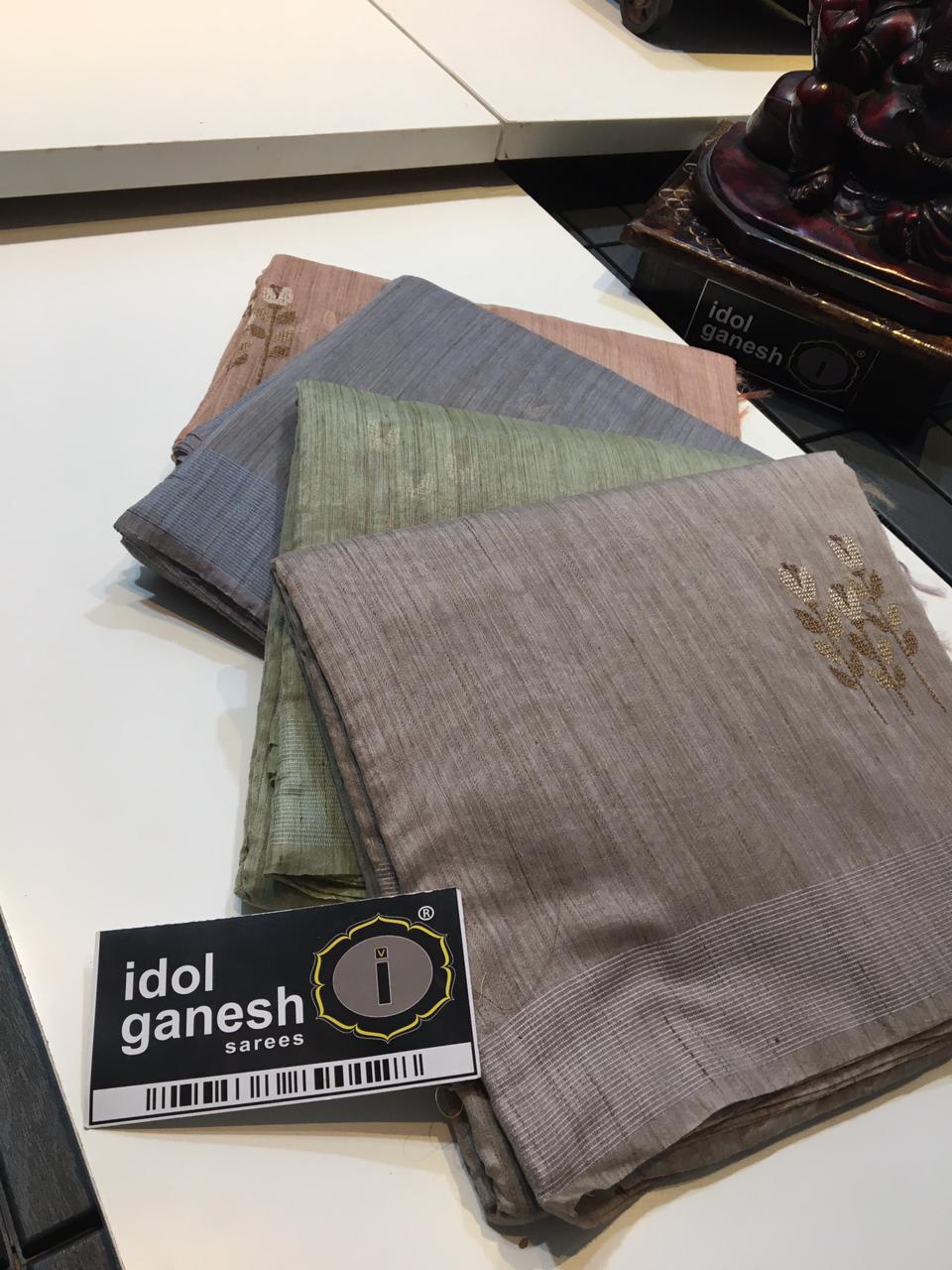 IG914 Lite weight khadi jute sarees