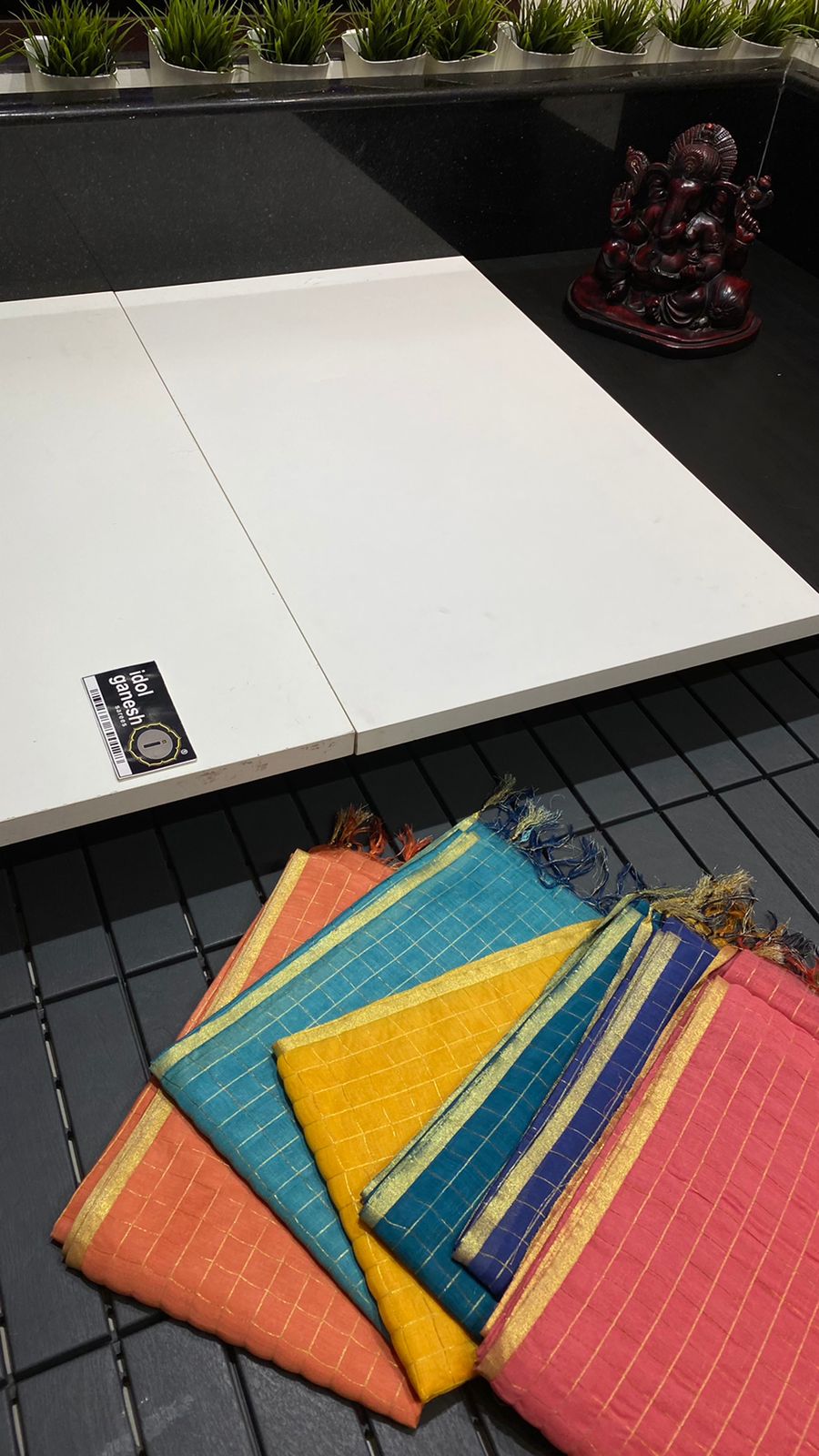 IG945 Pure Handloom tussar silk 