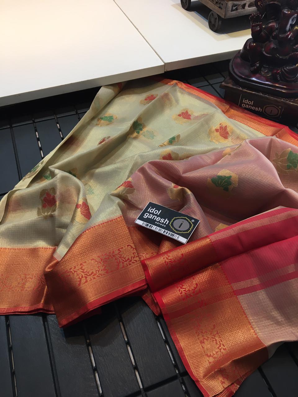 IG981 Lite weight tissue Kota sarees IG981 Lite weight tissue Kota sarees